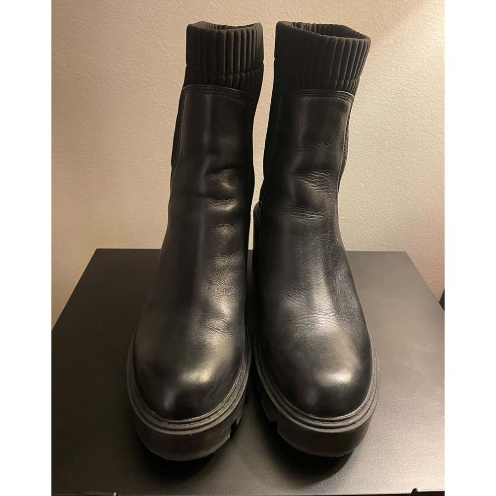 Black ALDO Leather Ankle Boot